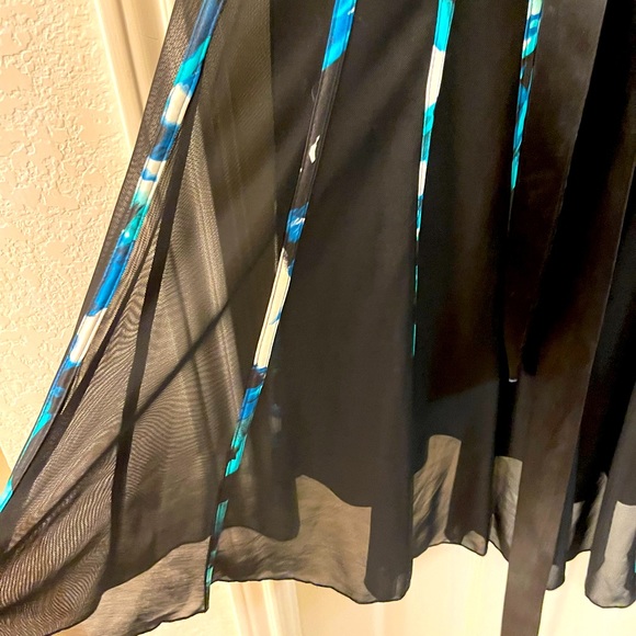 J.R. Nites Striped Midi Dress with Belt, 22W - Picture 4 of 15